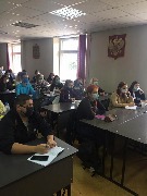 Инспектор по пропаганде безопасности провела для студентов профилактическую беседу