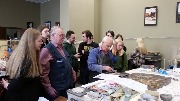 Студенты в академии акварели и изящных искусств С. Андрияки