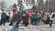 Субботнике по уборке пляжа